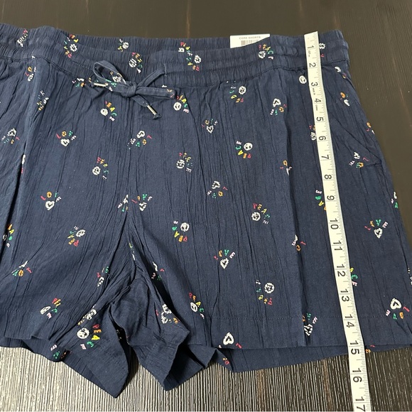 Style & Co Peace-Print Shorts - Picture 6 of 11